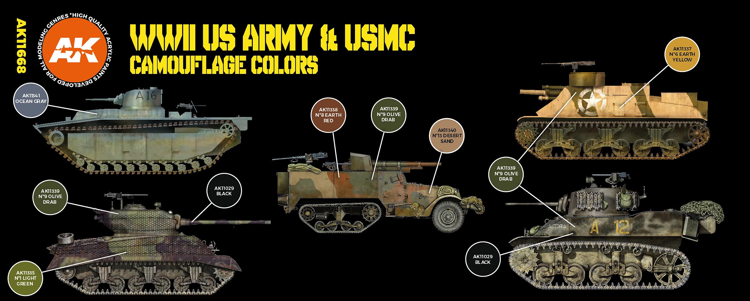 Amazon.com: AK Interactive 3G US Army & USMC Camouflage Colors